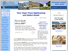 Tablet Screenshot of capetown-traveladviser.com